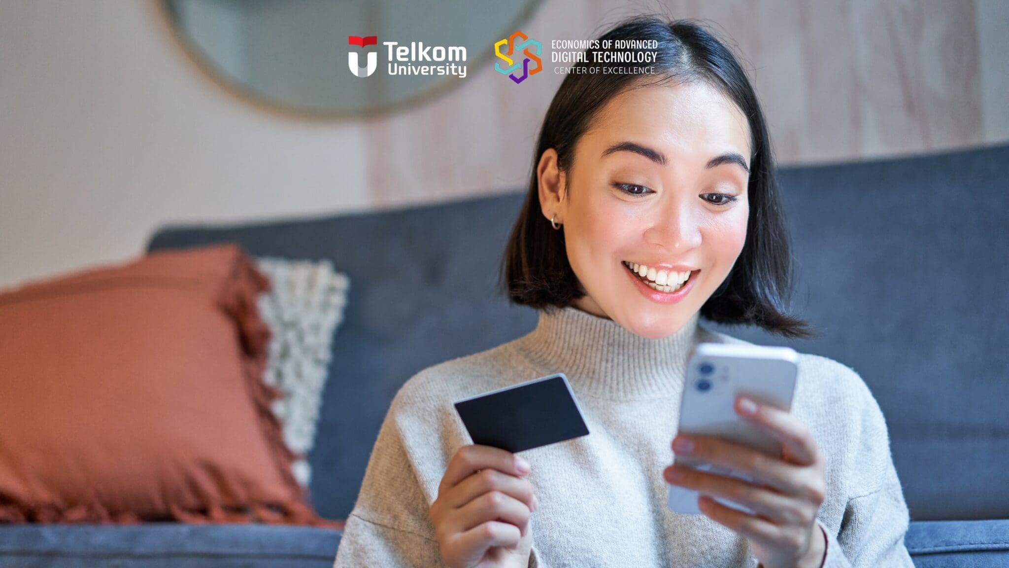 "Ilustrasi keamanan mobile banking saat transaksi digital di smartphone."